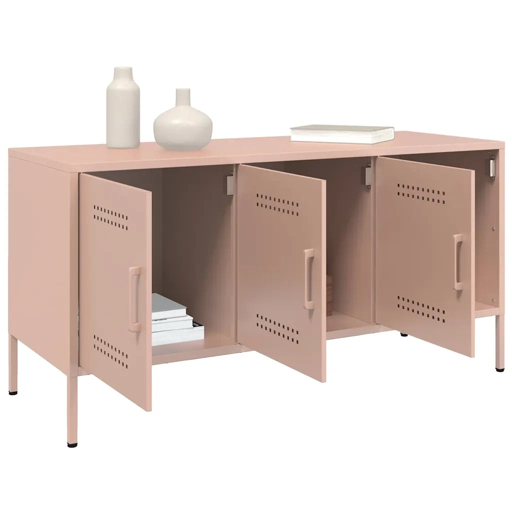 Mobile TV Rosa 100,5x39x50,5 cm in Acciaio