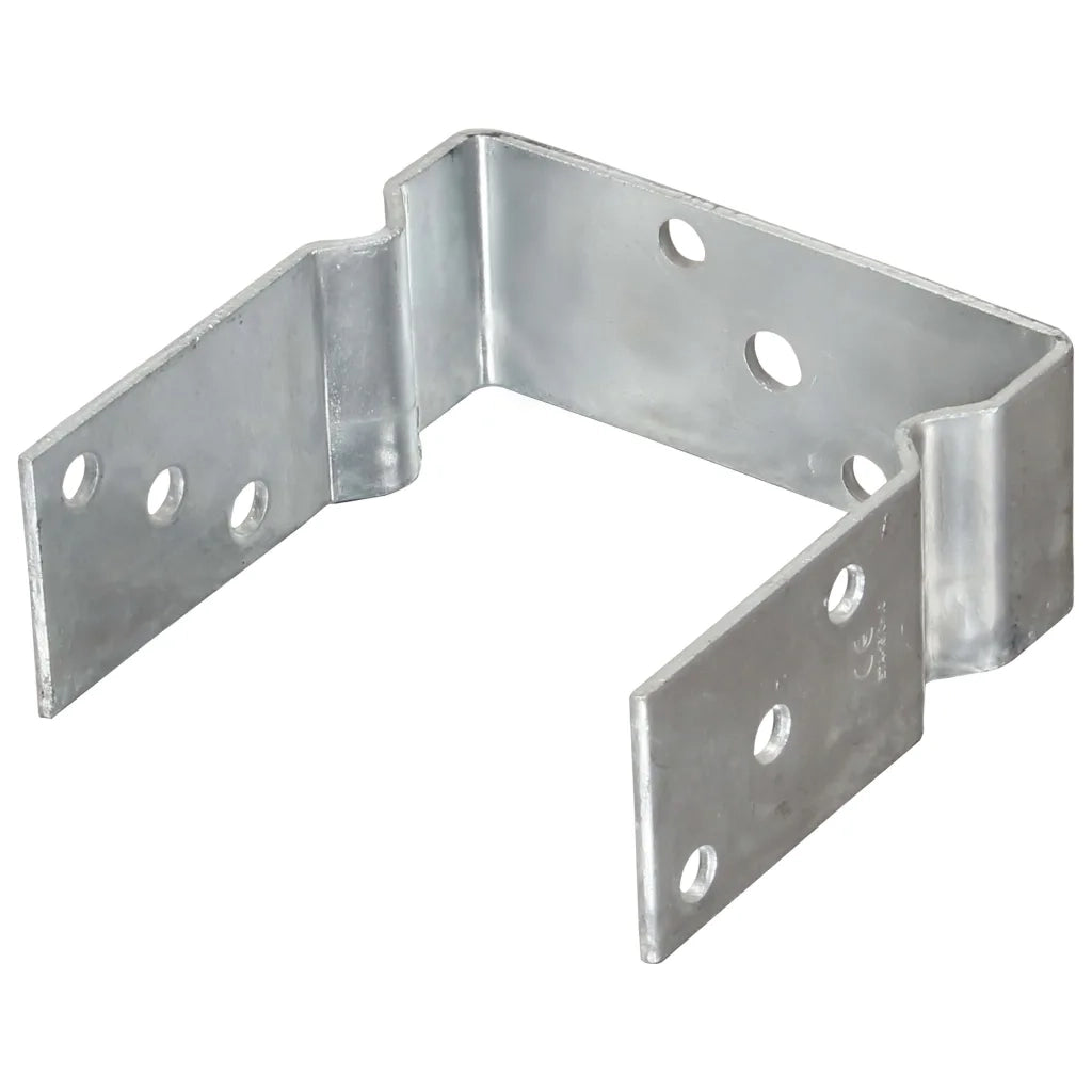 Picchetti per Recinzione 6 pz Argento 14x6x15cm Acciaio Zincato CFW1027175