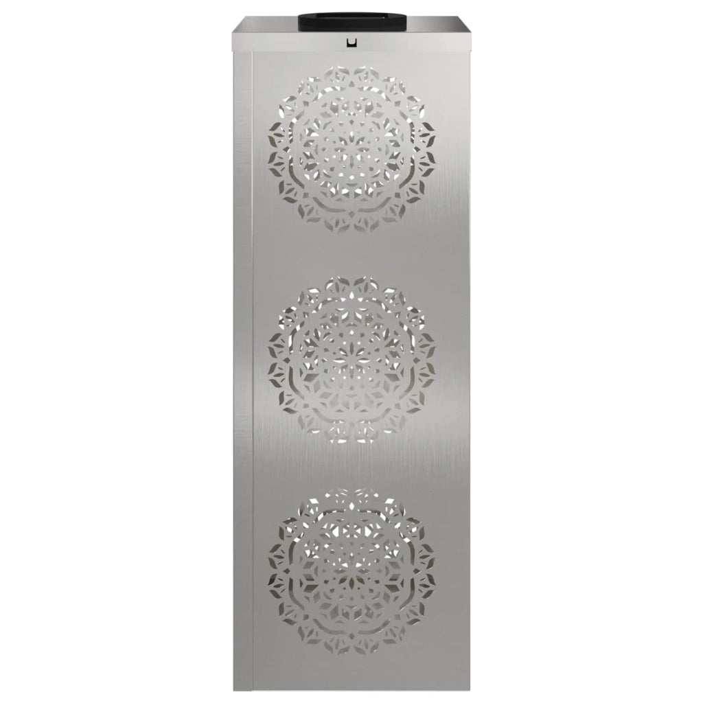 Faro LED solare per sentieri 2 pz Argento Acciaio inossidabile CFW8457168