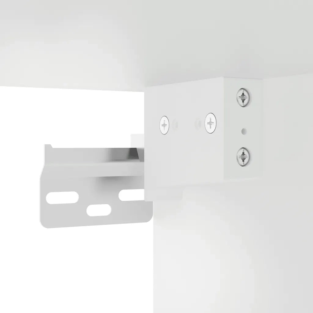Pensile da cucina Lucca ottimizzazione dello spazio design moderno 80 x 31 x 60 cm legno composito bianco lucido 02_0050174