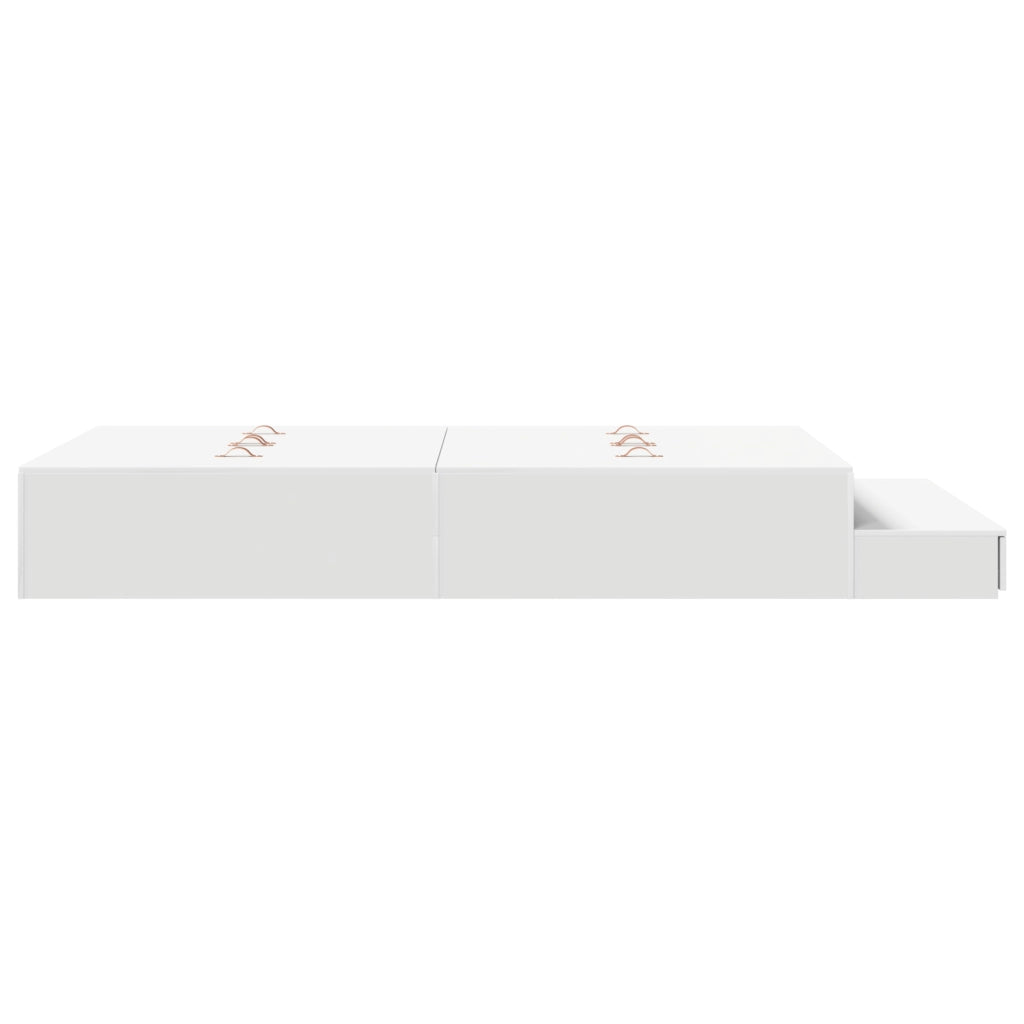 Struttura Letto Contenitore Bianco 120x190 cm