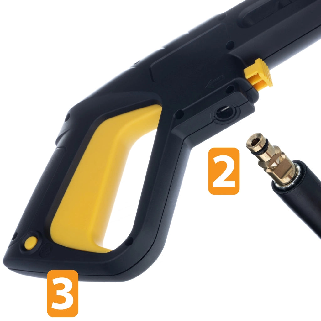 Pistola a Spruzzo di Ricambio compatibile con Idropulitrice Kärcher K2–K7 – Ugello Vario Regolabile, 150 Bar, 10 l/min