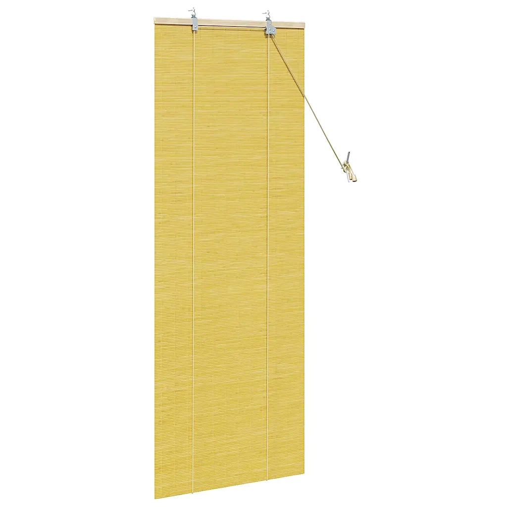 vidaXL Tende e Tapparelle per Finestre con tende Giallo Bambù