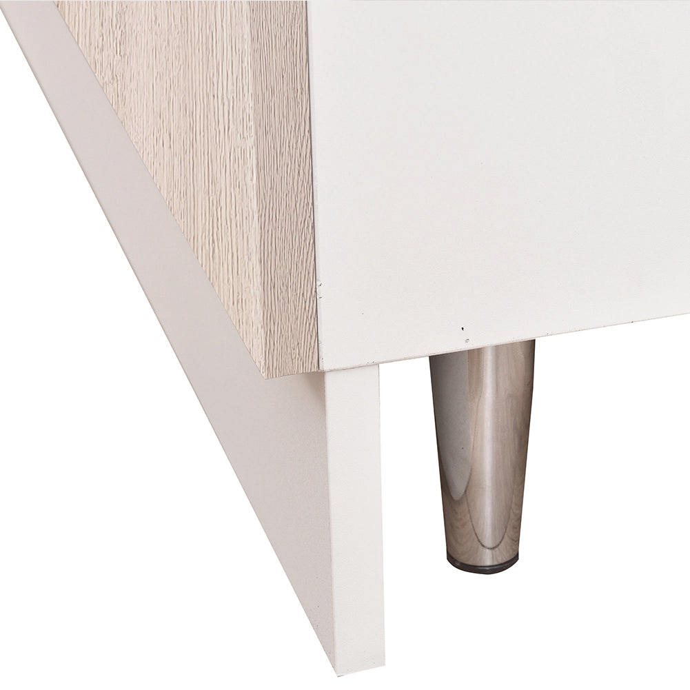 Mobile Base per Cucina Componibile in Legno Colore Olmo con 2 Ante 2 Scomparti