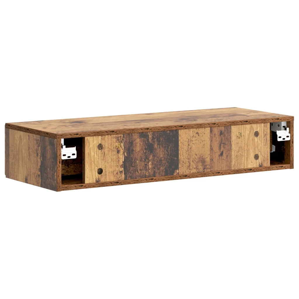 Tavolino da Parete Laterale Legno antico 87,5 x 34,5 x 17 cm 899183