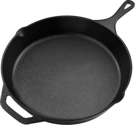 Piastra da cottura in acciaio inox - Cucina sicura - 30 cm - Nero - Pre-regolata