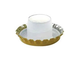 TAPPO CORONA ORO CON SOTTOTAPPO ALTO- - ø mm.29 - in busta da pz.100 - 1 busta