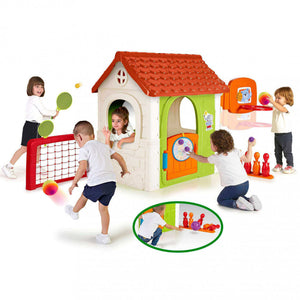 Casetta Gioco per Bambini Multi Activity 6x1 142x85x124 h cm in Plastica Multicolor
