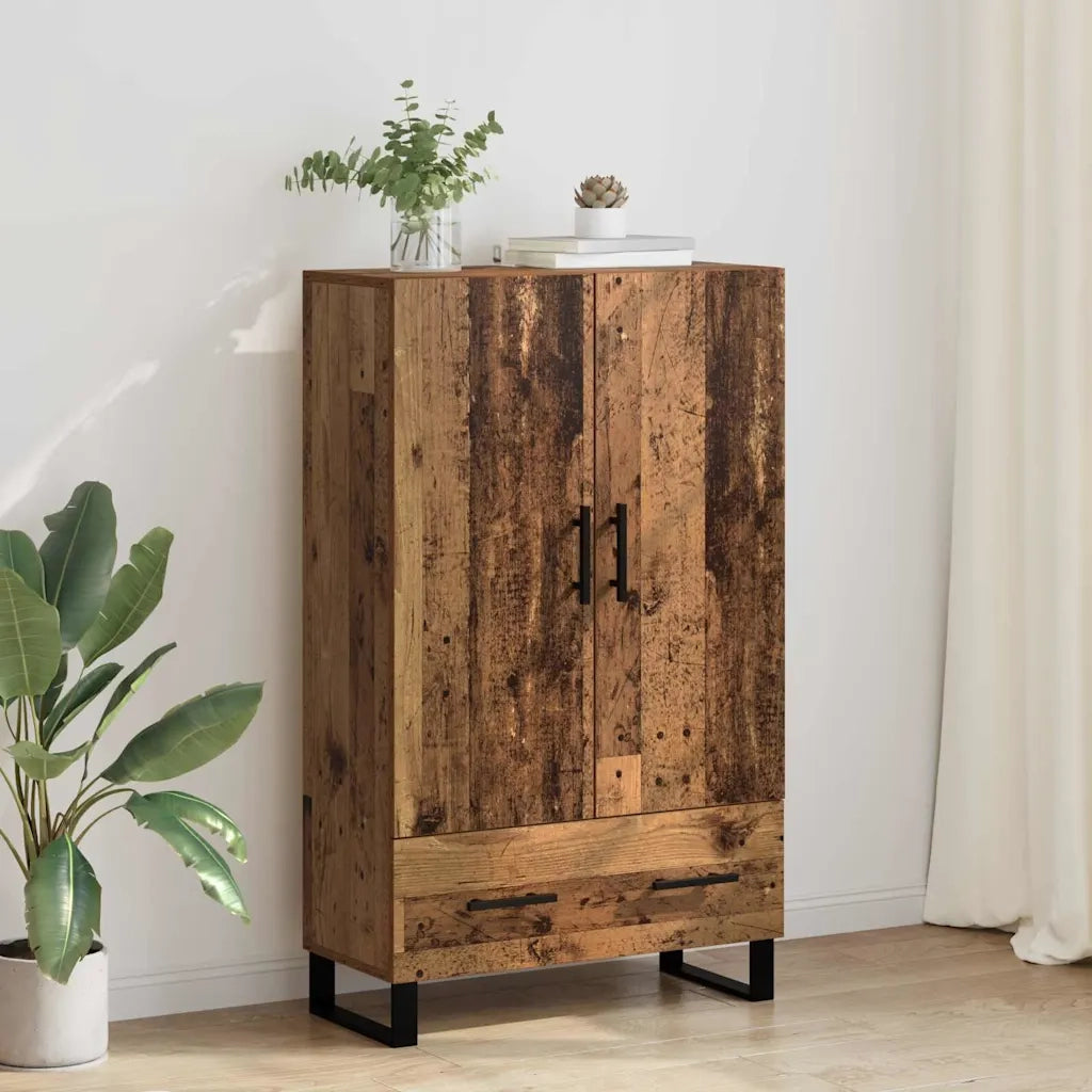 Credenza-Buffet-Armadio da cucina Legno vecchio 69,5 x 30 x 115 cm Legno multistrato
