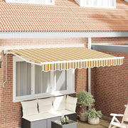 Tenda Retrattile Giallo e Grigio 350 x 200 cm 3329704