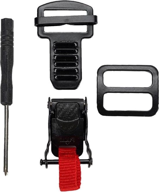 Elmetto di sicurezza per motocicli con chiusura rapida - Clip di rilascio rapido Double D - Chiusura rapida per elmetto - Strade sterrate - Sicurezza