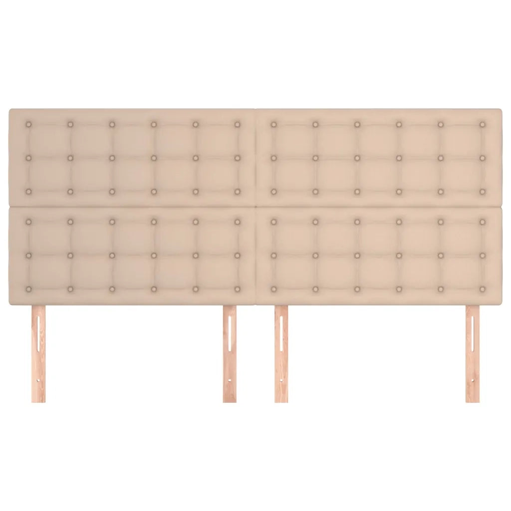 Testiera Cappuccino 180x5x118/128 cm in Similpelle