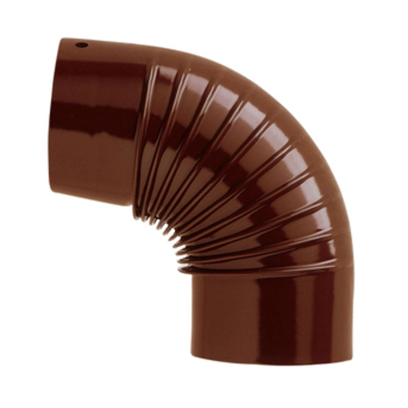 GOMITO PER STUFA 90 D 12 CM MARRONE- 12,0 pz