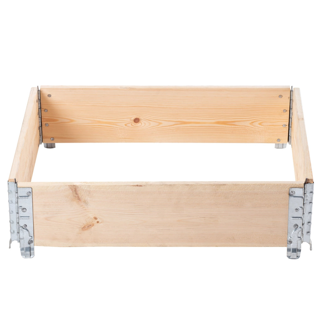 KADAX Prolunga per pallet in legno 60 x 80 cm Contenitore per erbe aromatiche