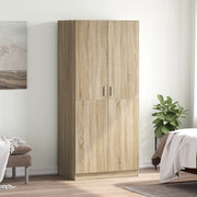 Armadio Rovere Sonoma 80x50x180 cm in Legno Multistrato