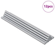 Asta Filettata 12 pz Argento 6 x 170 mm Acciaio CFW7718441