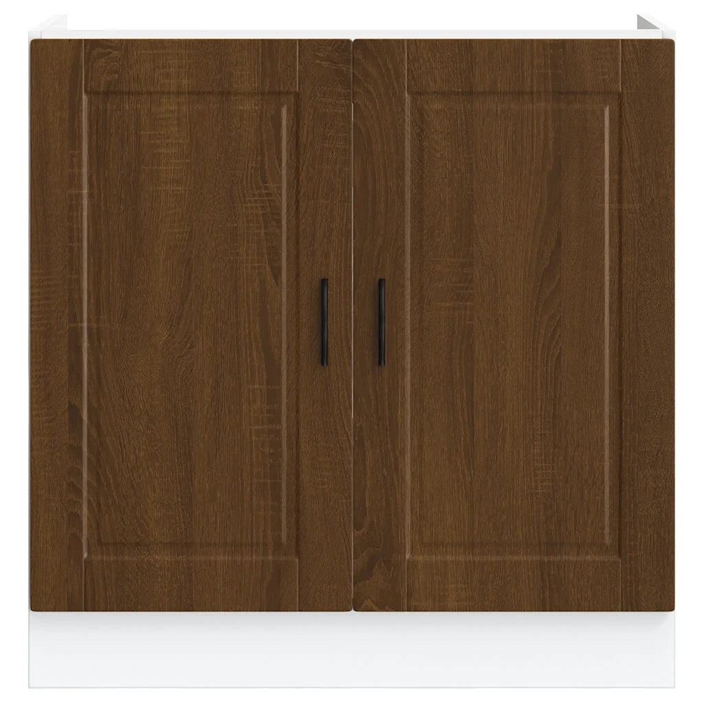 Mobile base lavello Porto Rovere Marrone 80x46x81,5 cm