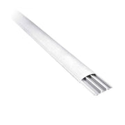 Trade Shop - Set 2 Canalina Passacavi Plastica Ct2 Bianco 2mt 60x15mm A Pavimento 5626015f/wh -