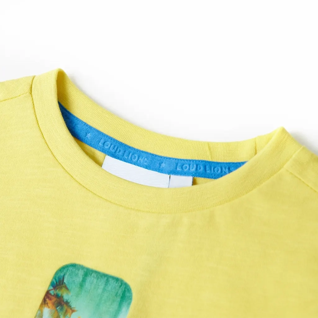 Maglietta da Bambina Gialla 140cod mxl 133280