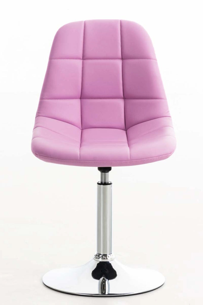 Sedia Emil similpelle rosa