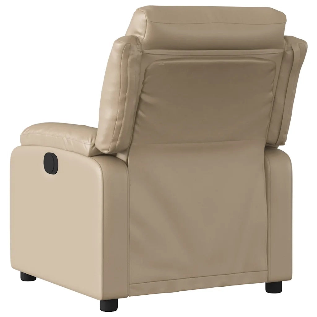 Poltrona Reclinabile Cappuccino in Similpelle 373492