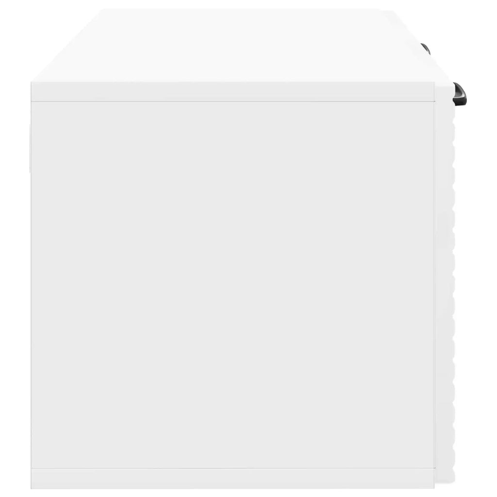 Mobile TV da Muro | Armadietto TV | Mobile Porta TV Bianco Lucido 59,5 x 31 x 30 cm
