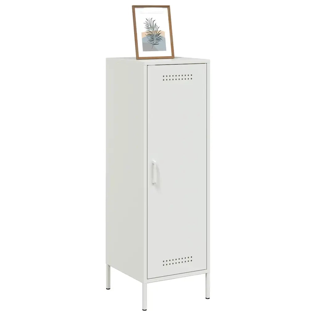 Credenza Bianca 36x39x113 cm in Acciaio 843011