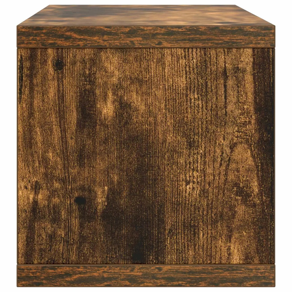 Rack per Stoccaggio CD Rovere Fumo 40 x 17 x 17 cm 8012718