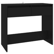 Tavolo Consolle | Tavolo d'Ingresso Nero 89x41x76,5 cm in Acciaio