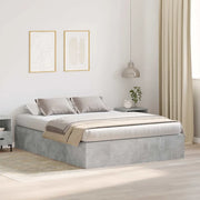 Struttura letto con contenitore Grigio cemento 140 x 190 cm 3335432