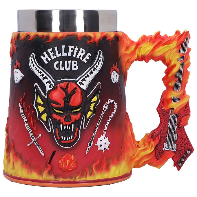 Nemesis Now NEMN-B7388A26 (H) Boccale Hellfire Club Stranger Things in Resina colore Rosso