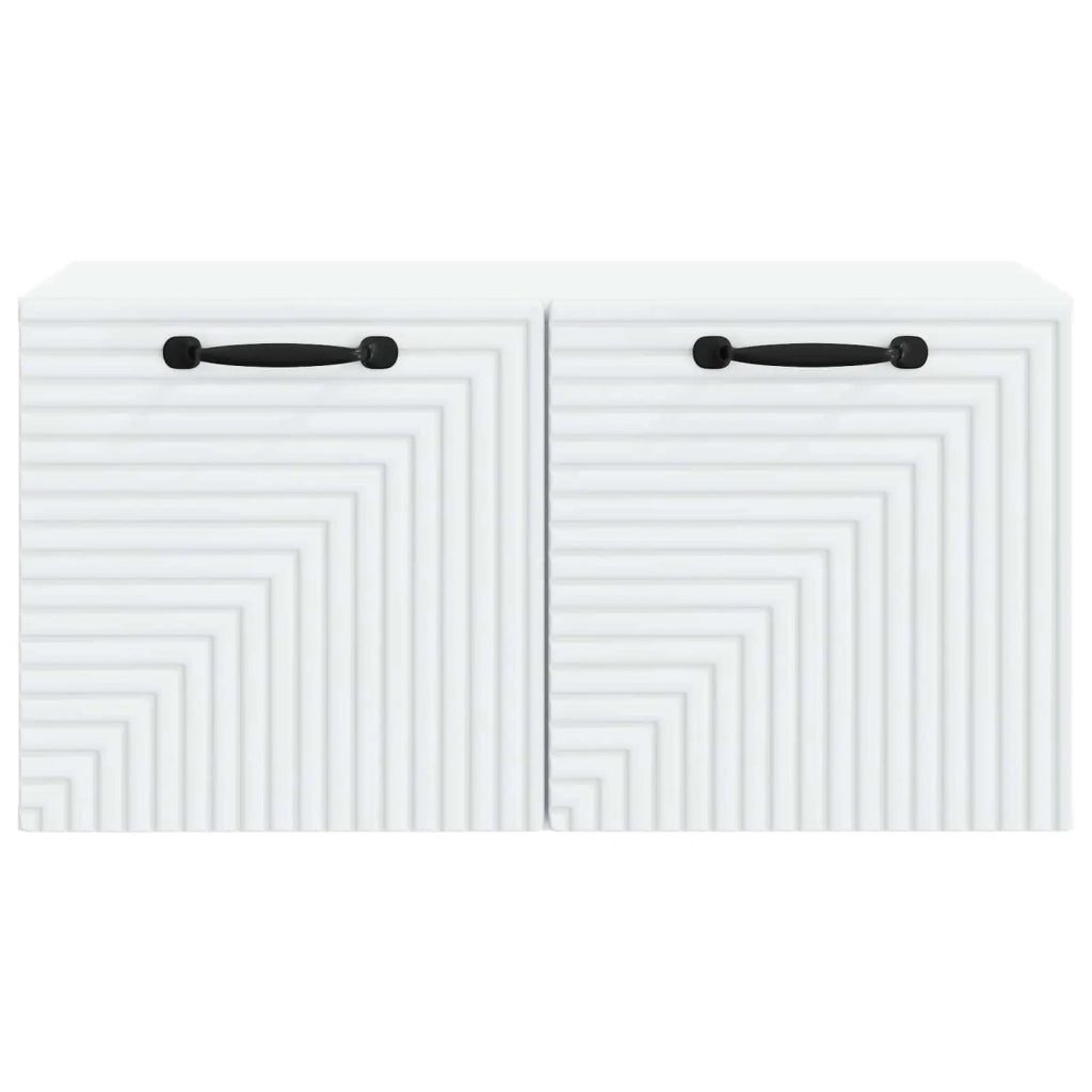 Mobile Porta TV da Muro Bianco 59,5 x 31 x 30 cm 898705