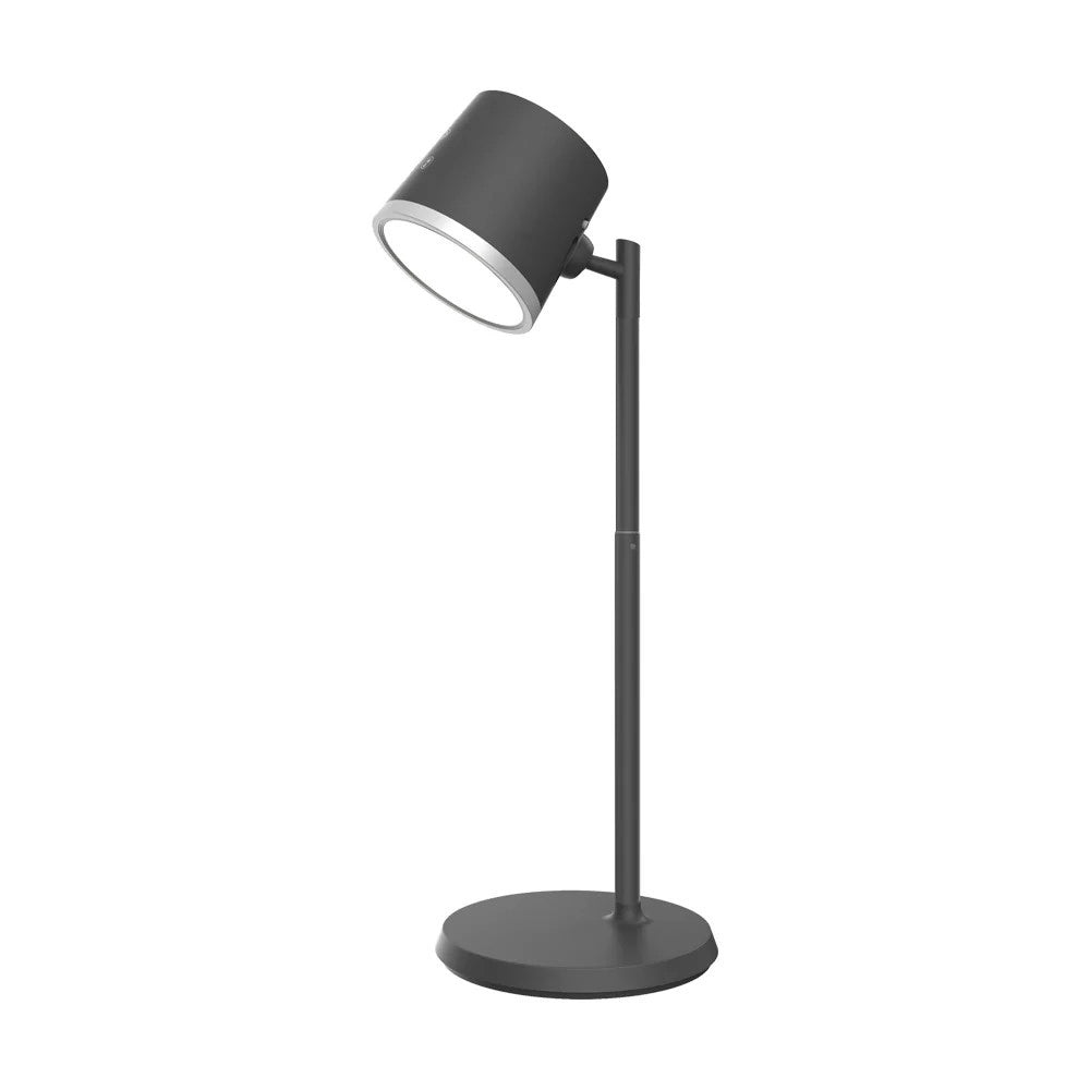 Trade Shop - Lampada Doppio Uso Scrivania Applique A Led 6w Touch Dimmerabile 3 Colorazioni Bl-1005 - Nero