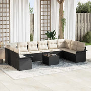 Set Divano da Giardino 11 pcs Marrone polyrattan 3354216