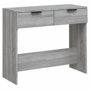 Tavolino Consolle-Tavolino da soggiorno-Tavolino da Salotto Grigio Sonoma 90x36x75 cm Legno Multistrato