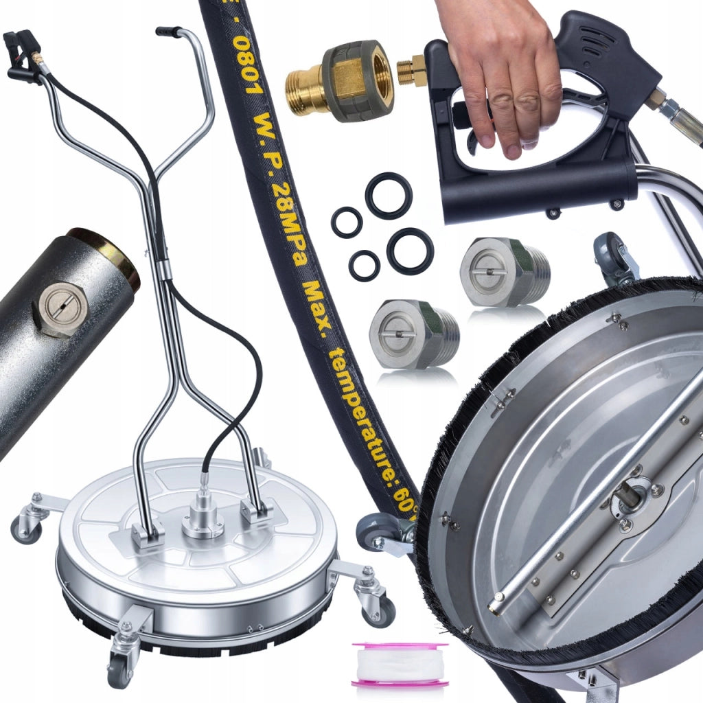 Spazzola Rotante T-Racer 61 cm INOX – Compatibile con Idropulitrici Kärcher HD/HDS EASY!Lock | Acciaio Inossidabile
