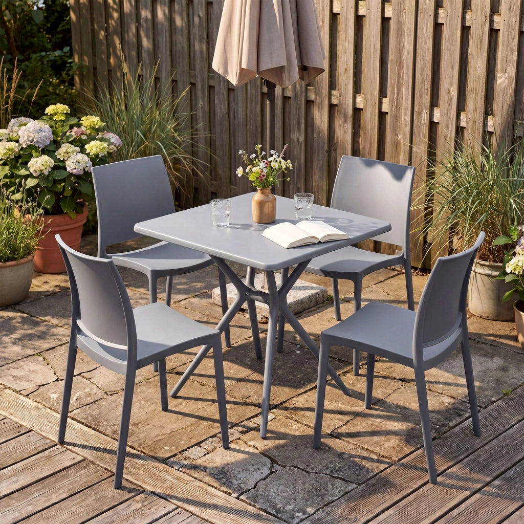 Gartenmцbel-Set Amino mit 4 Stьhlen