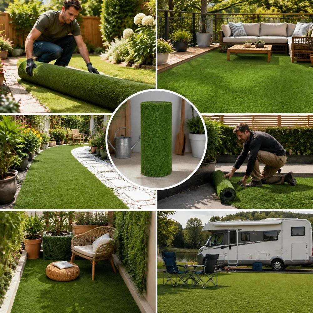 Artificial Turf 1x8 M / 20 Mm Green
