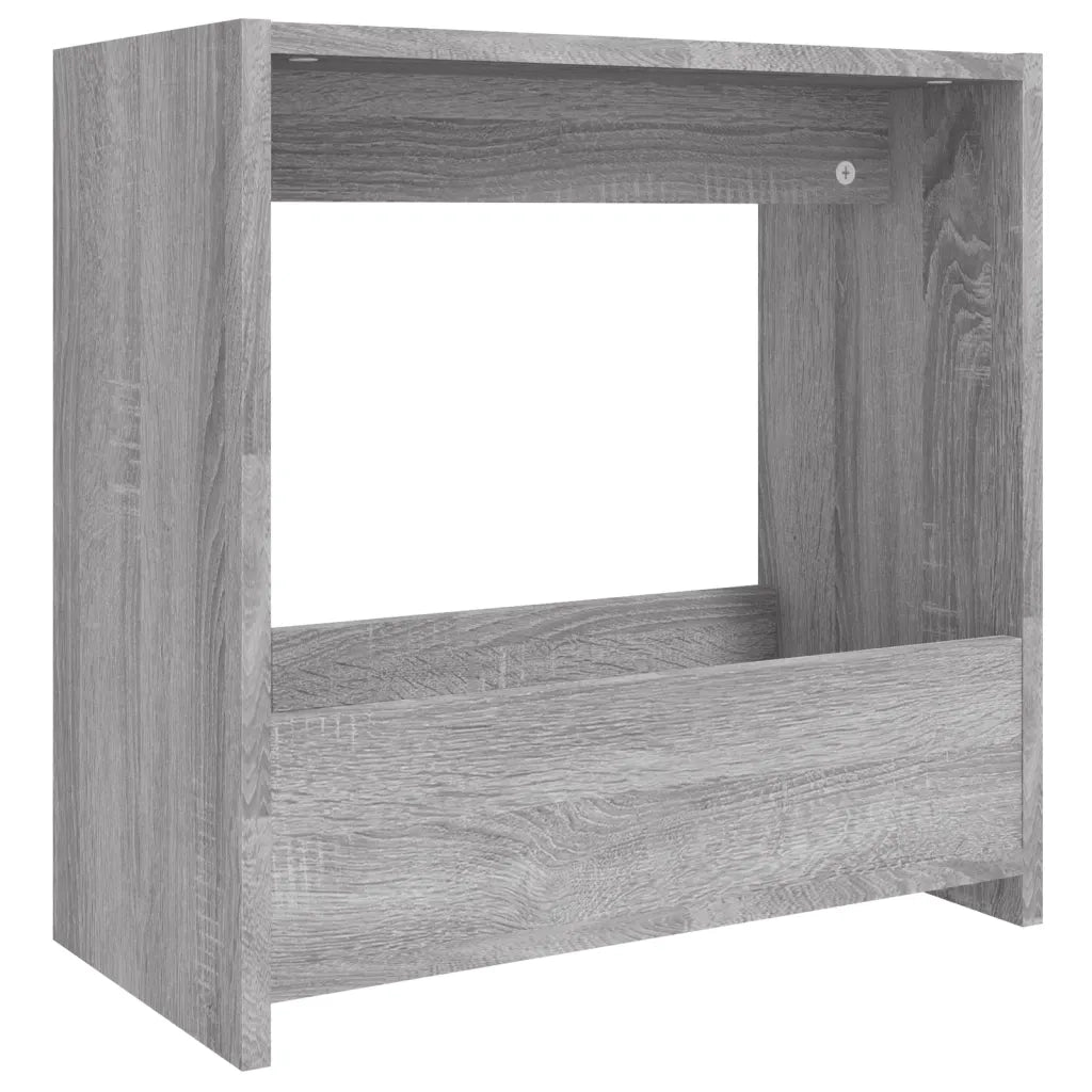 Tavolino-Tavolino da soggiorno-Tavolo Grigio Sonoma 50x26x50 cm in Legno Multistrato