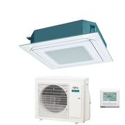 Condizionatore a Cassetta Fujitsu KR Circular Flow White 24000 Btu AUXG24KRLB R-32 Wi-Fi Optional con Griglia e Filocomando