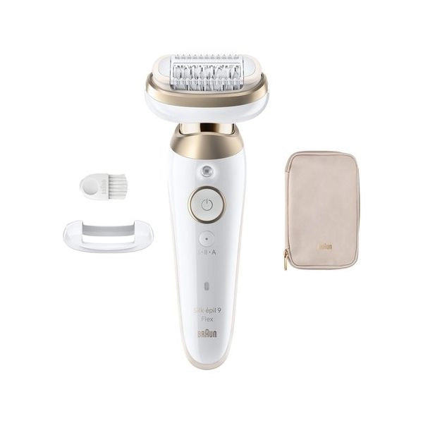 Braun silk-épil 9 silk·épil 9 flex 40 pinzette oro, bianco - SES9-011 3D