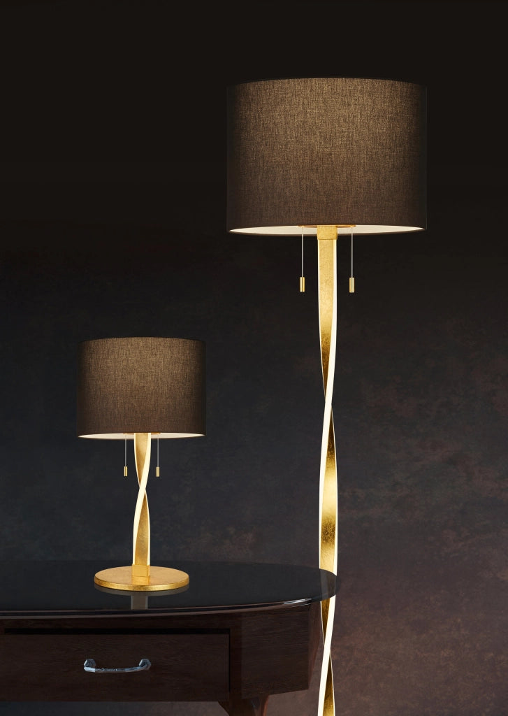 Lampada tavolo da Interno a LED in Metallo Oro