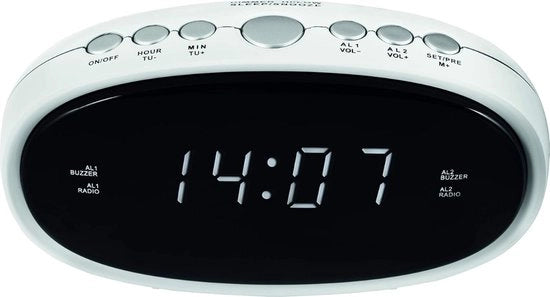 Radio Alarmando senza Filo - Radio a Orologio - Radio Alarmando - Radio a Orologio con Alarme - Radio DAB - Radio con Alarme DAB