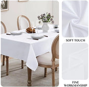 Tela da tavolo in tessuto afwabili 80 x 80 cm - Disegno geometrico Jacquard - Tela da tavolo all'aperto - Decorazione - Tavolo in legno - Finitura elegante - Copertura tavolo