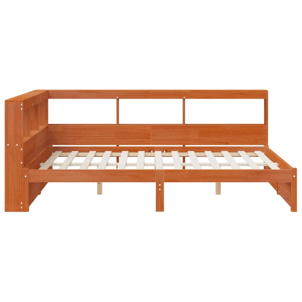 Letto Libreria con testiera Legno di Pino Massello 3423795