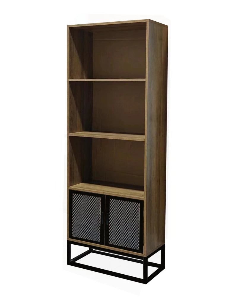 INDUSTRIAL LIBRERIA METAL/QUERCIA 60X30X180 CM- 1,0 pz