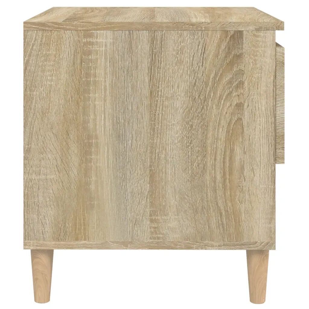 Comodini 2 pz-Set di 2 Tavolino da notte Rovere Sonoma 50x46x50 cm in Legno Multistrato