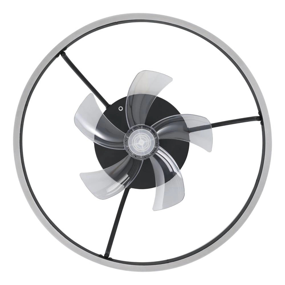 Plafoniera con Ventilatore Aperto Nero Marinella Eglo