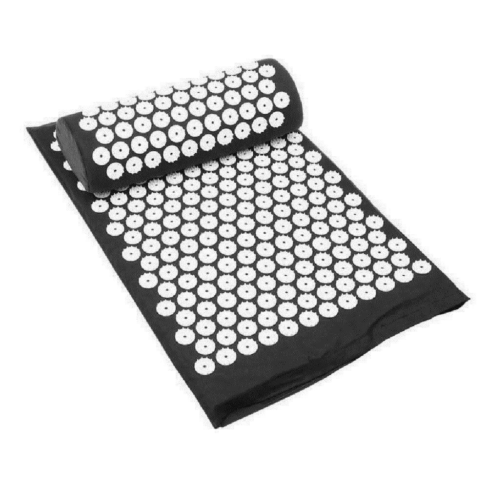 Trade Shop - Tappetino Agopressione Agopuntura Tappeto Chiodato Fitness Yoga 60 X 40 Cm -