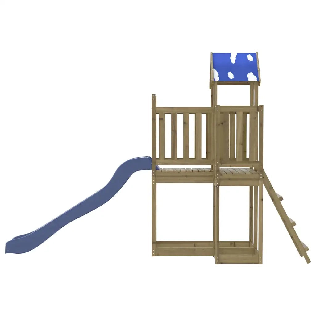 Set da Gioco da Esterno in Legno di Pino Impregnato CFW6243404